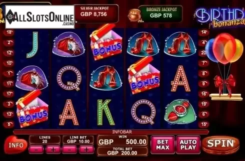 Bonus. Birthday Bonanza from Sigma Gaming