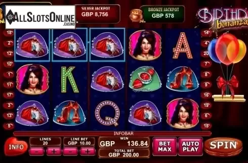 Win Screen 1. Birthday Bonanza from Sigma Gaming