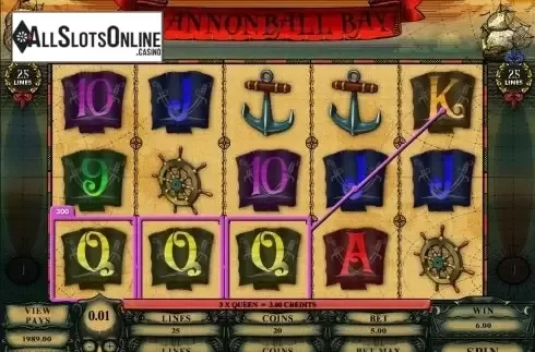 Screen7. Cannonball Bay from Microgaming