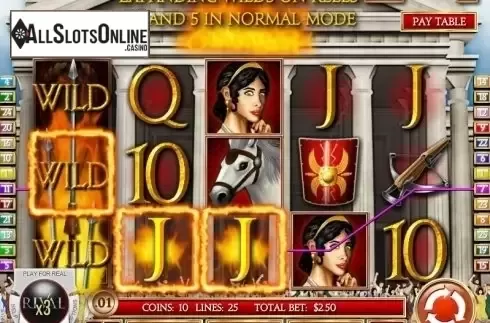 Screen 4. Chariots of Fire from Rival Gaming