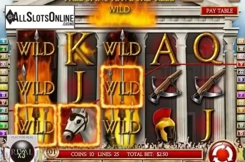 Screen 5. Chariots of Fire from Rival Gaming