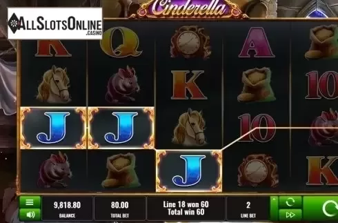 Win screen. Cinderella (Platipus) from Platipus