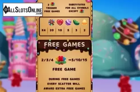 Game Features screen