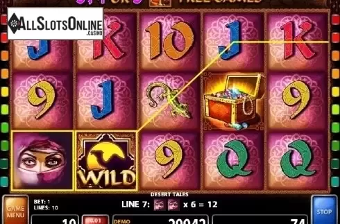 Screen 3. Desert Tales from Casino Technology