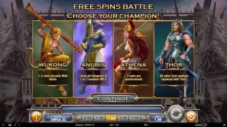 Divine Showdown slot screenshot 4