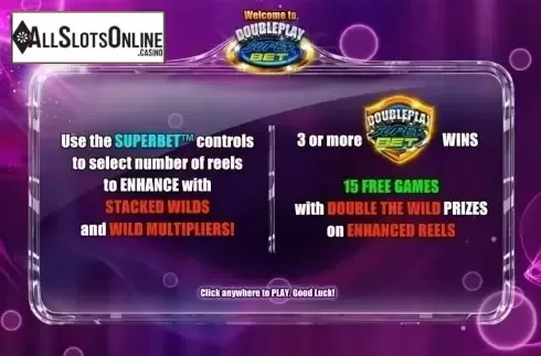 Screen2. DoublePlay SuperBet HQ from NextGen