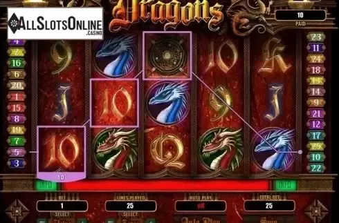 Win Screen. Dragons (RTG) from RTG