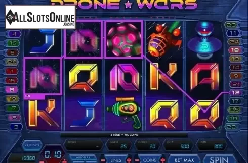 Screen8. Drone Wars from Microgaming