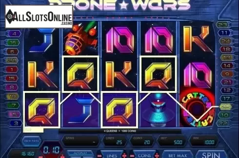 Screen7. Drone Wars from Microgaming