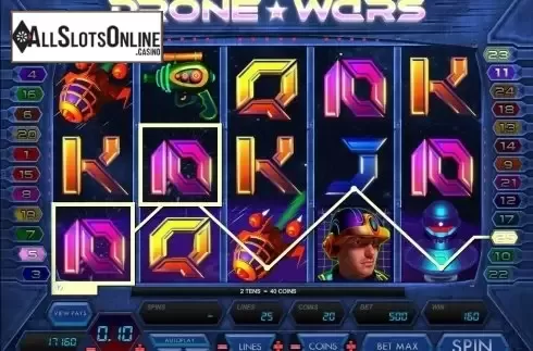 Screen6. Drone Wars from Microgaming