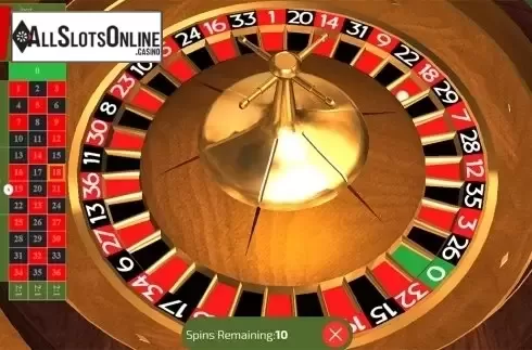 Win screen. European Roulette (FunFuir) from FunFair