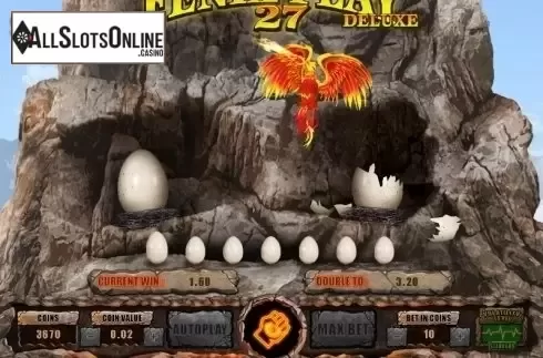 Gamble screen 2. Fenix Play 27 Deluxe from Wazdan