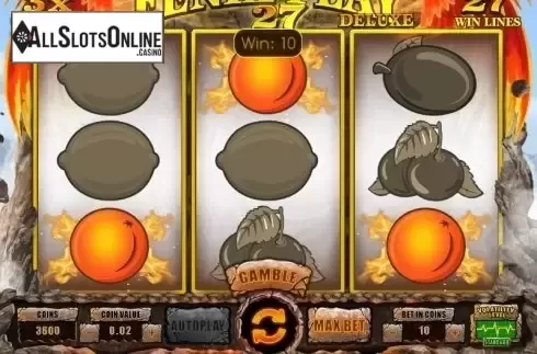 Win screen. Fenix Play 27 Deluxe from Wazdan