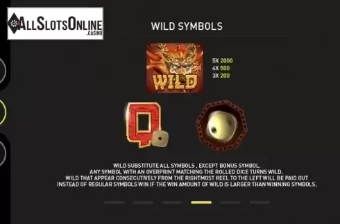 Paytable 4. Fortune Dice from GamePlay