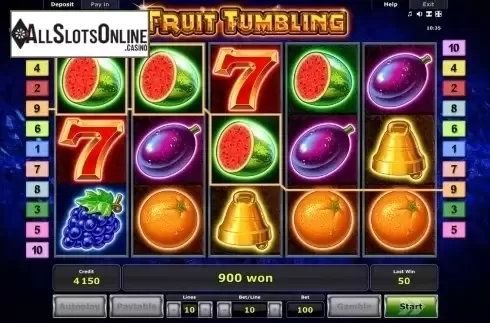 Win Screen 3. Fruit Tumbling from Greentube