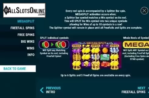 Paytable 2