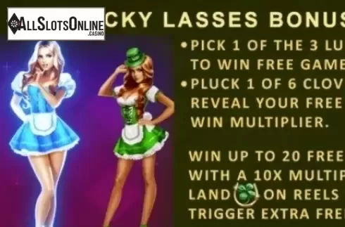 Paytable 2. Gaelic Luck from Playtech