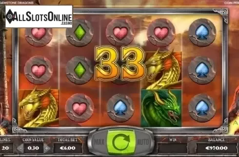 Win Screen 1. Gemstone Dragons from Leander Games