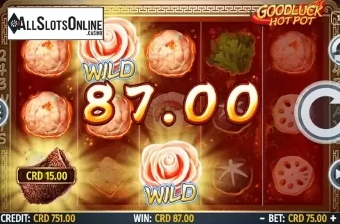 Win Screen 3. Goodluck Hot Pot from Octavian Gaming