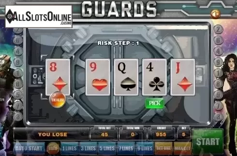 Gamble game 2. Guards from GameX