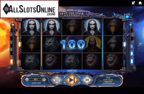 Win screen 1. Helio Luna Revenge from Spinmatic