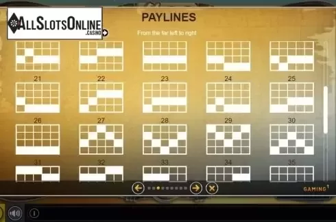 Paylines 2. Horus Temple from GAMING1