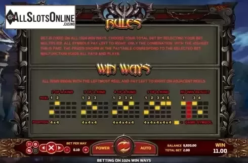 Win ways screen