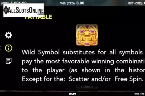 Wild symbol screen
