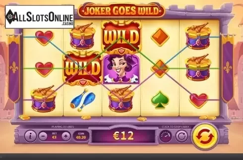 Game workflow 2. Joker Goes Wild from Skywind Group