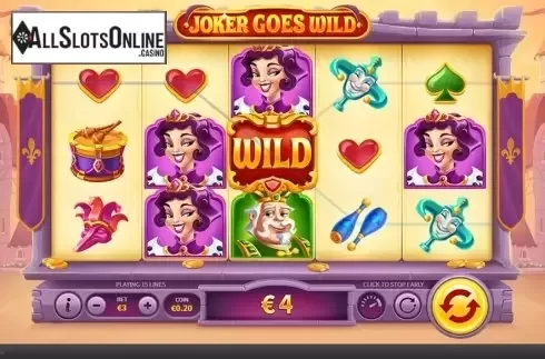 Game workflow 3. Joker Goes Wild from Skywind Group