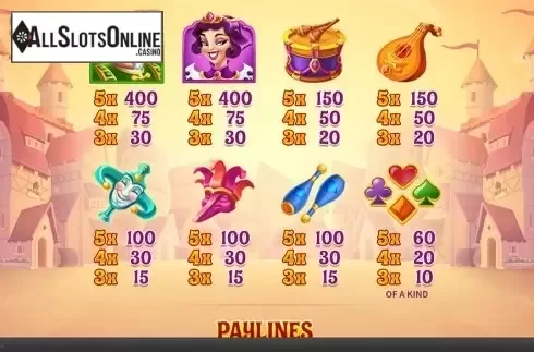 Paytable 2. Joker Goes Wild from Skywind Group