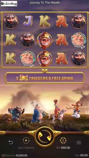 Reel Screen. Journey To The Wealth from PG Soft