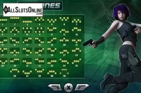 Paytable 2. Kat Lee Bounty Hunter 2 from TOP TREND GAMING