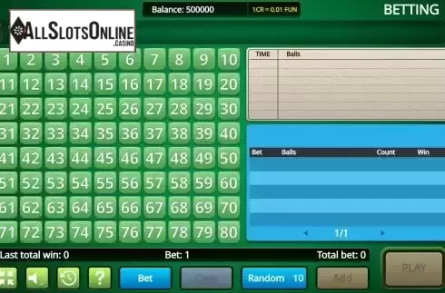 Game screen