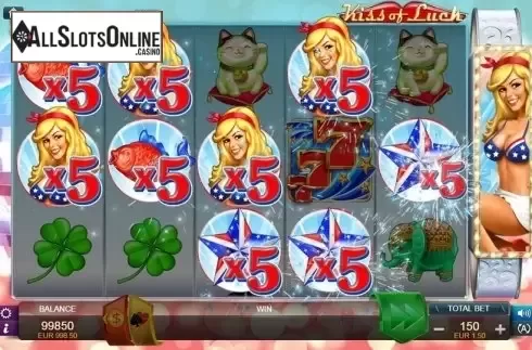 Game screen 2. Kiss of Luck from FUGA Gaming