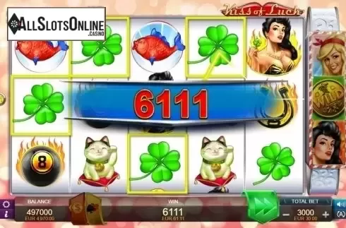 Game screen 4. Kiss of Luck from FUGA Gaming