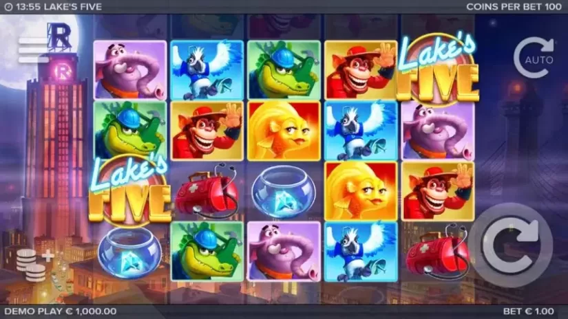 Lake’s Five slot screenshot 1