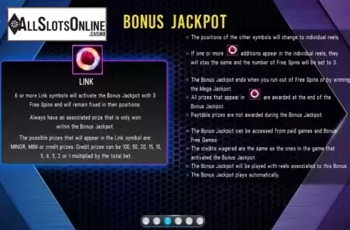 Game Features screen 2