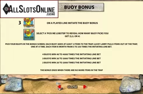 Screen3. Lobstermania from IGT