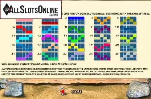 Screen5. Lobstermania from IGT