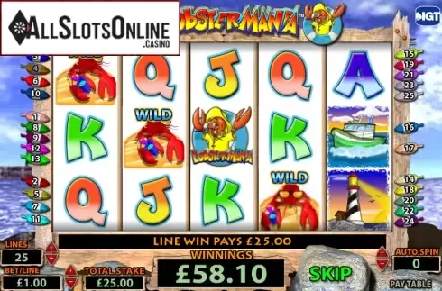 Screen7. Lobstermania from IGT