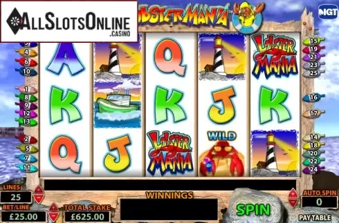 Screen6. Lobstermania from IGT