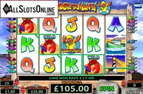 Screen8. Lobstermania from IGT