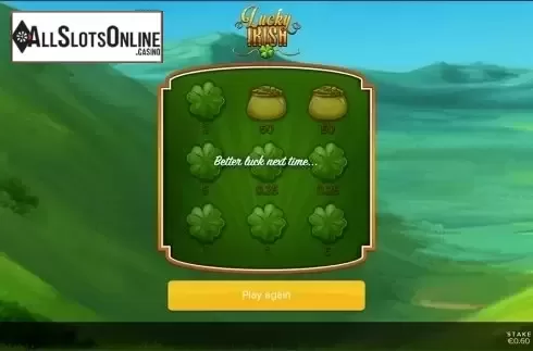 Game workflow. Lucky Irish from Bally