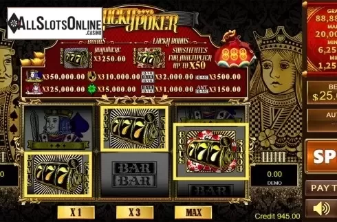 Game workflow . Lucky Poker from PlayStar