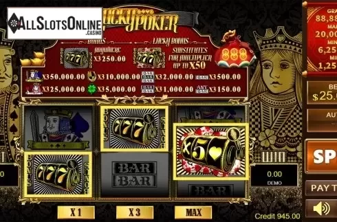 Game workflow 2. Lucky Poker from PlayStar