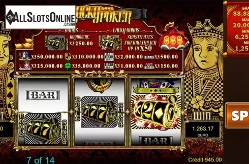 Game workflow 3. Lucky Poker from PlayStar