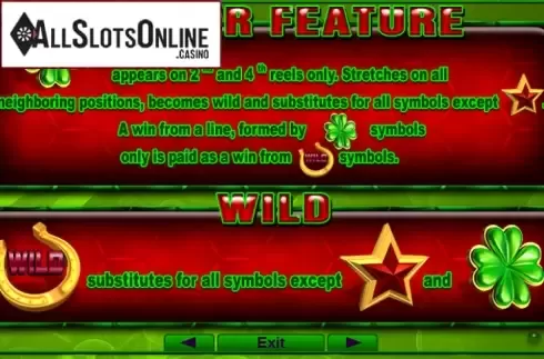 Screen3. Lucky & Wild from EGT
