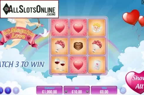 Game Screen 3. Mega Love Scratch from Pariplay