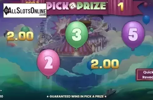 Bonus Game Pick Object Screen 2